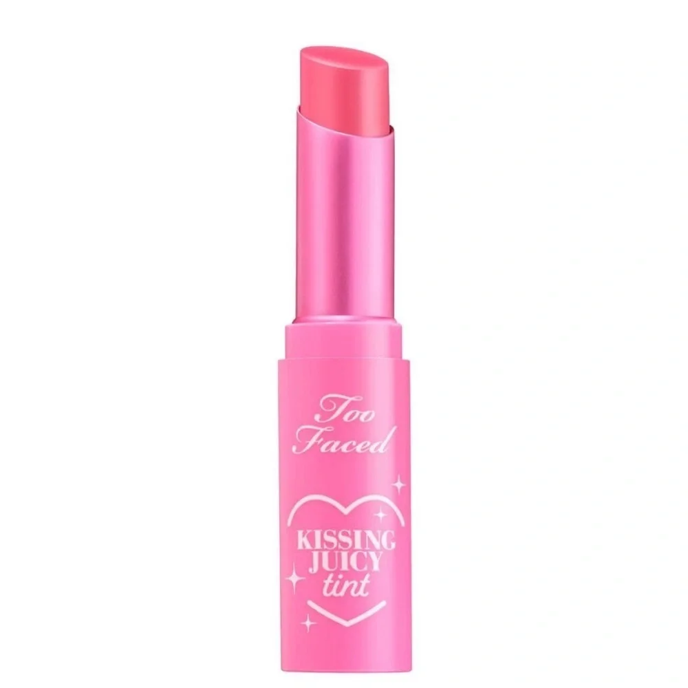 Too Faced BUNDLE Kissing Jelly Gloss Juicy Lip Oil & Juicy Tint in Bubblegum